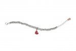 Silver 925 Bracelet with Heart
 (Colore: ARGENTO - Taglia: UNICA)