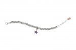 Silver 925 Bracelet with Star
 (Colore: ARGENTO - Taglia: UNICA)