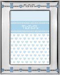 Silver frame with Light Blue Teddy Bears_2538