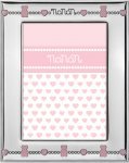 Silver frame with Pink Teddy Bears_2539