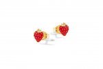 Silver Strawberry Earrings
 (Colore: ARGENTO - Taglia: UNICA)