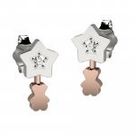 Stars sparkling earrings with bear_2377