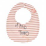 Striped Brown Bib_5230