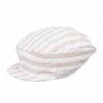 Striped flat cap_7811