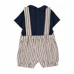 Striped romper with dungarees_12413