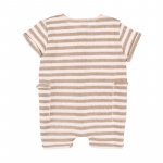 Striped Romper with Front Opening_9191
