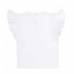 T-shirt blanche avec des frappes_8220