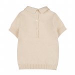 T-shirt con colletto e ricamo_11508