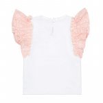 T-Shirt con frappa rosa_8240