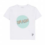 T-shirt con Splash Verde_4613