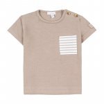 T-shirt con Taschino Beige_4241