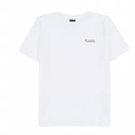 T-Shirt mit kurzen Ärmeln Weiß_5895