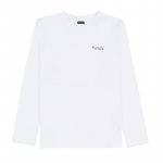 Langarm-T-Shirt Weiß
 (XS)