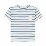 T-Shirt Rigata Azzurra_4493