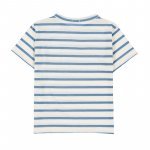 T-Shirt Rigata Azzurra_4494