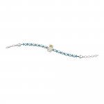 Tato bracelet with little knots and silver beads
 (Colore: ARGENTO - Taglia: UNICA)