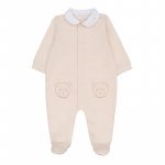 Tutina Aperta Davanti C/Colletto Beige_8728
