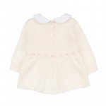 Two-piece babygro with pink bow_7921