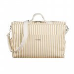 Walking bag in beige canvas_9206