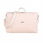 Walking bag in pink canvas_9202