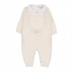 White babygro w/heart
 (01 MESE)