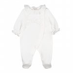 White babygro with bow_8648