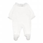 White babygro with bow_8649