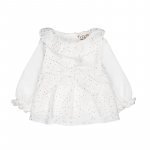 White babygro with bow_8644