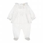 White babygro with bow_8642