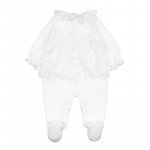 White babygro with bow_8643