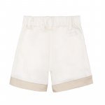 White Bermuda shorts_7815