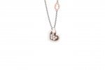 White heart pendant
 (Colore: ARGENTO - Taglia: UNICA)