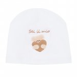 White Jersey Hat with Teddy_4404