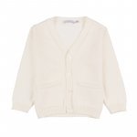 White Knitted Cardigan_4371