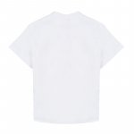 White Korean Shirt with Short Sleeves_4540