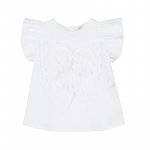 White Popeline Dress with Bow_4989