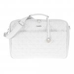 White quilted Mom Bag in eco leather
 (Colore: BIANCO - Taglia: UNICA)