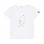 White T-shirt with Teddy_4258