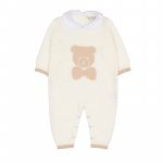 White thread babygro with collar_7495