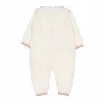 White thread babygro with collar_7496