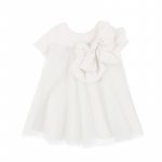 White Tulle Dress with Bow
 (Colore: BIANCO - Taglia: 06 MESI)