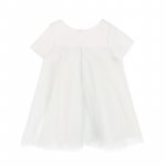 White Tulle Dress with Bow_4971