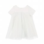 White Tulle Dress with Bow_4971