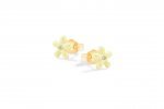 Yellow Daisies Earrings in Silver_9314