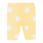Yellow Polka Dotted 2pcs Set Blouse + Leggins_5044