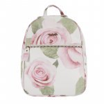 Blumiger Rucksack
 (Farbe: WEISS - Größe: EINZIGARTIG)